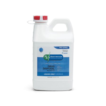 Rx Destroyer Liquid PRO Series - Drug Disposal System for Liquid Medication Only 6 lbs. Carton Weight - RX64PROLIQ