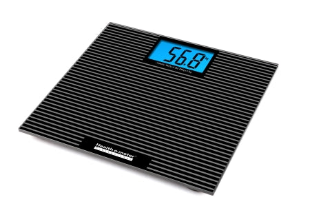 Health O Meter Floor Scale  Digital Lcd Display 440 Lbs. Capacity Black Battery Operated - 810KL