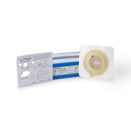 Hollister - Ostomy Barrier Trim to Fit, Standard Wear Tape Collar 70 mm Flange 2 Inch Opening 5 X 5 Inch - 7251234