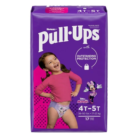 Kimberly Clark Female Toddler Training Pants Pull-Ups Learning Designs For Girls 4T To 5T Disposable Moderate Absorbency - 51357