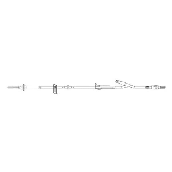 Icu Medical Iv Administration Set Bravo Bravo 24 84" 15 Drops/Ml Priming Volume 10.4Ml 25/Ca - B9900-118