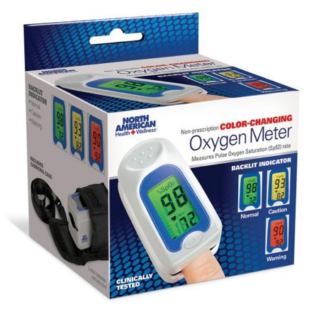 Jobar International Fingertip Pulse Oximeter Battery Operated Visible Alarm - JB7649
