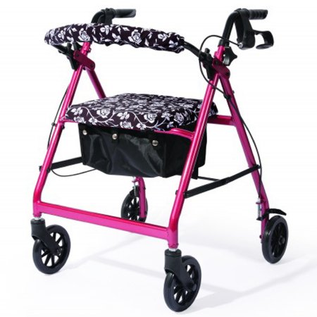 Jobar International Cover Set, F/Rollator Seat/Rest Bar Rose (48/Cs) - JB8292