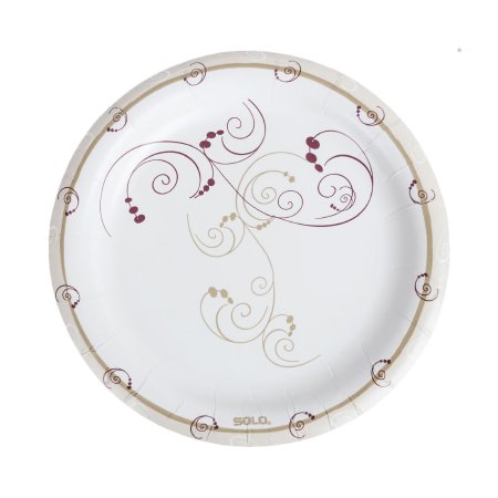 Bare - Plate Symphony Print Single Use Coated Paper 8-1/2 Inch Diameter - MP9R-J8001