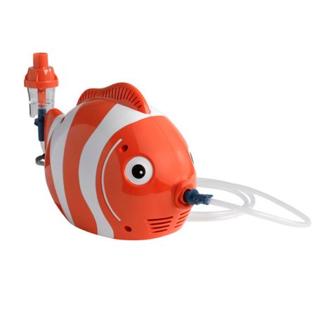 Drive Medical - Compressor Nebulizer System Small Volume Medication Cup Pediatric Mouthpiece Delivery - 18091-FS