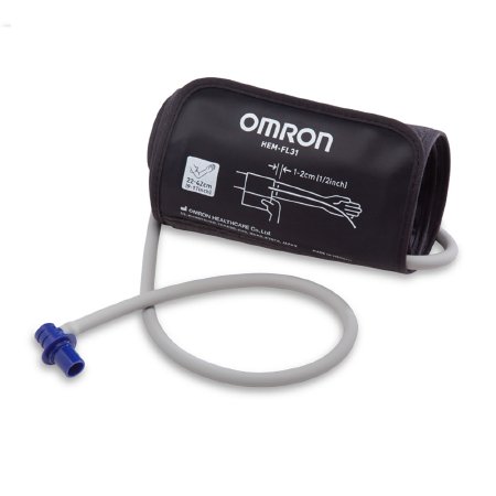 Omron - Blood Pressure Cuff Adult Arm Large Cuff 23 - 45 cm Nylon Cuff - HEM-FL31-B