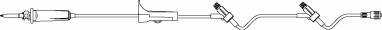 B. Braun Bbraun Administration Set BBraun 15 Drops / mL Drip Rate 84 Inch Tubing 2 Ports - V1421-20