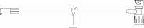 Safeline* - Extension Set SafeLine* 6 Inch Tubing 1 Port 0.45 mL Priming Volume DEHP-Free - NF1330