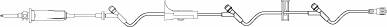 ADDitIV - Primary IV Administration Set 15 Drops / mL Drip Rate 115 Inch Tubing 3 Ports - V1447