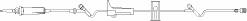 ADDitIV - Primary IV Administration Set 15 Drops / mL Drip Rate 84 Inch Tubing 2 Ports - V1484