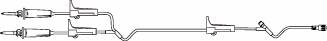 BBraun - Primary IV Administration Set 15 Drops / mL Drip Rate 87 Inch Tubing 1 Port - V1500