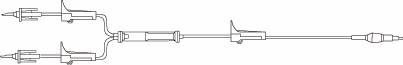 BBraun - Primary IV Administration Set 10 Drops / mL Drip Rate 87 Inch Tubing 1 Port - V2500
