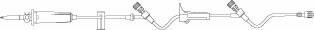 B. Braun Bbraun Administration Set BBraun 15 Drops / mL Drip Rate 106 Inch Tubing 2 Ports - 351559