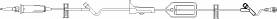 BBraun - Primary IV Administration Set 15 Drops / mL Drip Rate 99 Inch Tubing 2 Ports - 352426