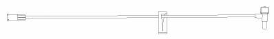 B. Braun Extension Set 38 Inch 1 Port 0.2 mL Priming Volume DEHP - 473022