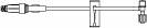 B. Braun - Extension Set 7.5 Inch Tubing 1 Port 1.3 mL Priming Volume DEHP-Free - 473443