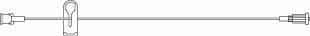 B. Braun - Extension Set 17 Inch Tubing Without Port 0.4 mL Priming Volume DEHP - V5424