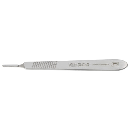 Myco Medical Supplies Scalpel Handle Nickel Plated Steel Size 3 - 6001-03