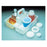Nalgene - Lab Carrier 6-Place, White For up to 6 Bottles with 6 / 9 / 10.8 cm Diameters - 7131-0001
