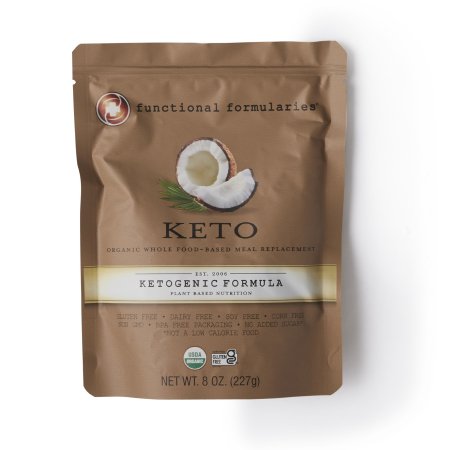 Keto Peptide - Ketogenic Oral Supplement / Tube Feeding Formula Organic Food Flavor 8 oz. Pouch Ready to Use - KEWS124