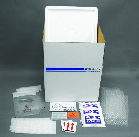 Therapak - Refrigerated Shipping System Transport Box 12 X 13 X 15 Inch / Cooler 9 X 10 X 12 Inch 18 Tubes - Therapak Corporation - 37816