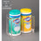 Poltex - Wipe Tub Holder Clear Acrylic Manual 2 Small Wipe Canisters Wall Mount - 2WIPTUB4.5-W