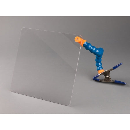 Poltex - Biohazard Shield 8-1/2 X 12 X 12 Inch, 12 Inch Flexible Neck, 2 lbs. - 8.5FLEXBIO-CL
