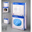 Poltex - Bouffant Cap Dispenser Wall Mount 2-Box Capacity Clear 4.8 X 11-1/4 X 20 Inch PETG Plastic - BOUFFCAP2VM-W