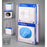 Poltex - Bouffant Cap Dispenser Wall Mount 2-Box Capacity Clear 4.8 X 11-1/4 X 20 Inch PETG Plastic - BOUFFCAP2VM-W