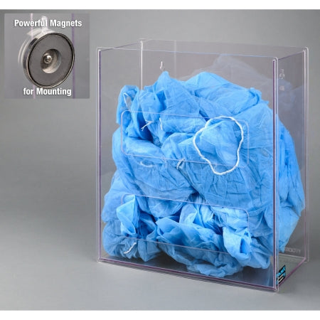 Poltex - Shoe Cover Dispenser Magnetic Mount Clear 7-1/4 X 15.7 X 17-1/2 Inch PETG Plastic - BULKBOOTY-M