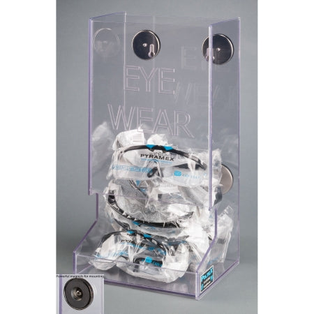 Poltex - Eyewear Dispenser Magnetic Mount Clear 7 X 8.3 X 15.6 Inch PETG Plastic - BULKEYE-M