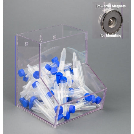 Poltex Bin, Tube Conical W/Magnets 8.7"X7.4"X3.9" - BULKMOUNT-M