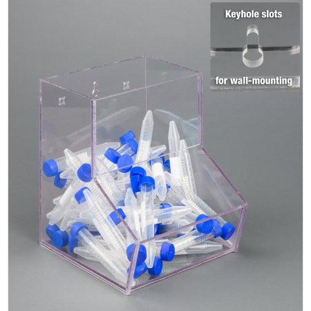 Poltex - Bulk Bin Clear PETG 3.9 X 7.4 X 7.4 X 8.7 Inch - BULKMOUNT-W
