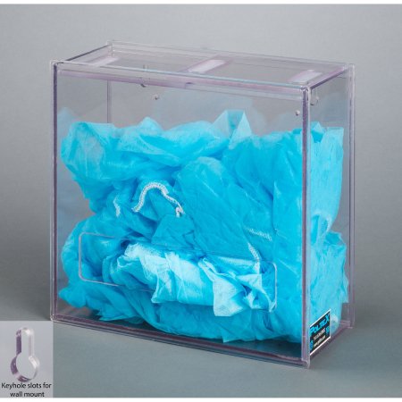Poltex - PPE Dispenser Wall Mount Clear 4 X 10 X 10 Inch PETG Plastic - BULKPPE10-W