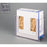Poltex - Glove Box Holder Wall Mounted 1-Box Capacity 10-1/2 X 7.9 X 4.5 Inch PETG Plastic - CHEMO1-W
