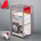 Poltex - N95 Face Mask Dispenser VHB Tape Bulk PPE Clear 6-1/2 X 7 X 11.9 Inch PETG Plastic - DUSTMSK-T