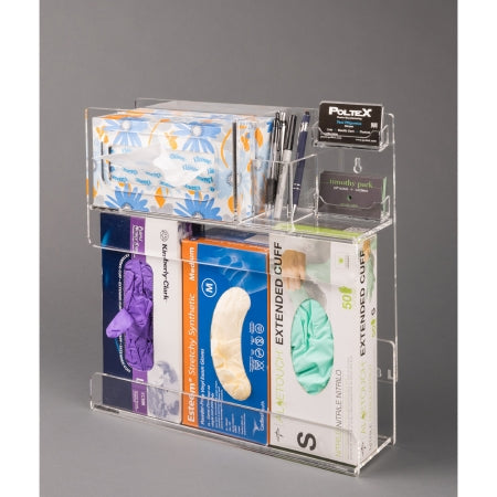 Poltex Organizer, Exam Room Glove/Tissue/Pen/Cards Adj 8.5-12.5 - EXRMORG