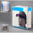 Poltex - Face Shield Dispenser Magnet Mount Clear 5.65 X 12-1/4 X 13 Inch PETG Plastic - FCSHIELD-M