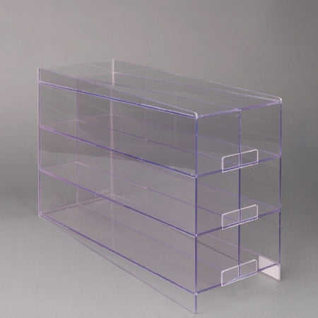 Poltex Catheter Rack 6 Pocket, 3/16 Inch Thick Petg, 7.8 W X 21 D X 13 H Inch - FOLEY6