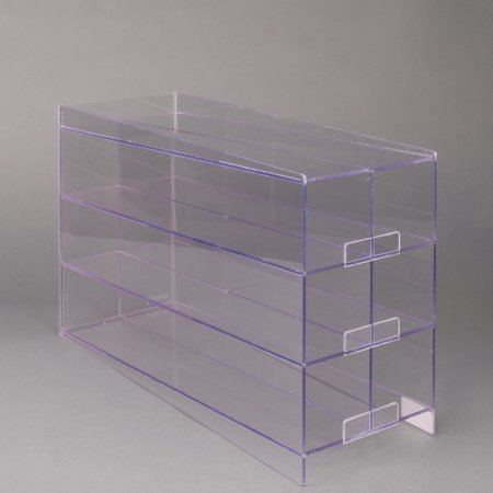 Poltex - Catheter Rack 6 Pocket, 3/16 Inch Thick PETG, 7.8 W X 21 D X 13 H Inch - FOLEY6