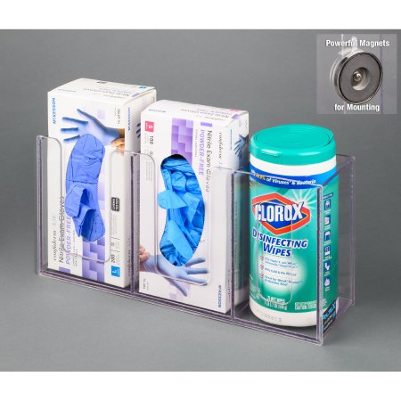 Poltex Glove And Wipe Holder 7-1/2 X 16-1/2 Inch Petg - GB2WIPE-M