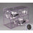 Poltex - Goggle Dispenser Magnetic Mount 6 Goggle Capacity Clear 4 X 4 X 6 Inch PETG Plastic - GOGGLE6-M
