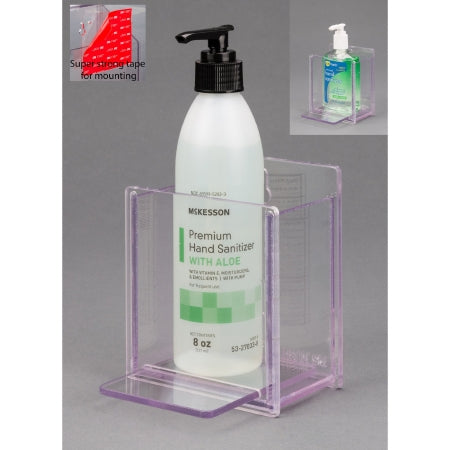 Poltex - Hand Hygiene Holder Clear PETG Manual 8 oz. bottle VHB Tape Mount - HANDSANS-T
