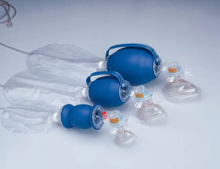 Allied Healthcare Resuscitator Bag Pediatric Resuscitator Nasal / Oral Mask - L670-100