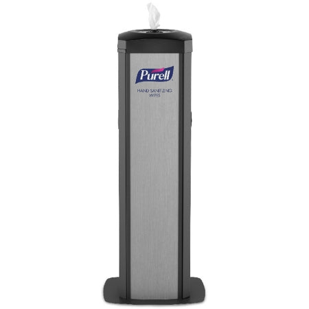 Purell DS360 - Wipe Dispenser Gray Steel Manual Floor Stand - 9114-01-SLVHSW