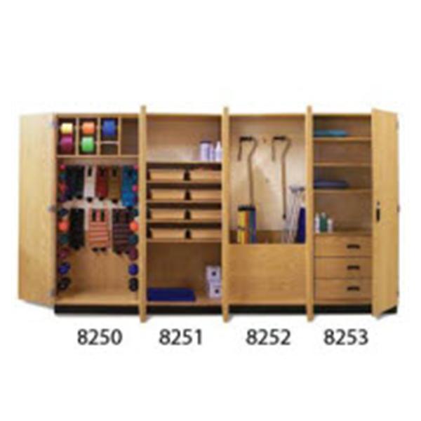 Hausmann Industries Cabinet Thera-Wall 2 Door 32X22X78" With Adjustable Shelves Ea - 8251