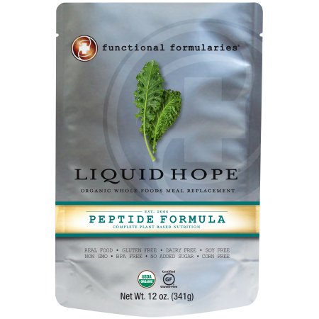 Liquid Hope Peptide Formula - Oral Supplement / Tube Feeding Formula Organic Food Flavor Ready to Use 12 oz. Pouch - LHPWS124
