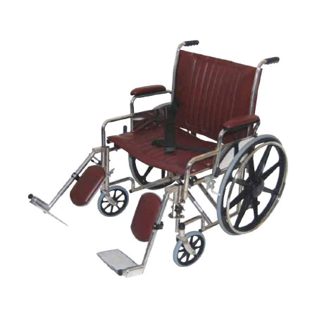 Mriequip.Com Wheelchair, Mri Non Magnetic 350Lb Cap Burg 24"X18" - WC-1025