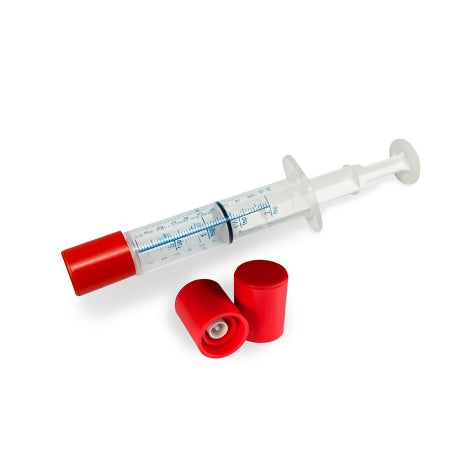 Prep-Lock - Tamper Evident Oral Tip Cap Red Top, ABS -Polystyrene, NonSterile - Imi - International Medical Industries - 57-70