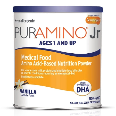 Mead Johnson Pediatric Oral Supplement Puramino Jr Vanilla Flavor 14.1 Oz. Can Powder - 178801